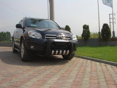 BullBar fata Toyota Rav 4 5usi 07-09 - ARP ATLAS, Negru - Chrome - imagine 2