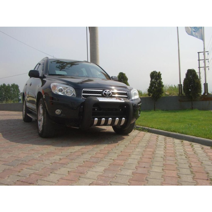 BullBar fata Toyota Rav 4 5usi 07-09 - ARP ATLAS, Negru - Chrome - imagine 2
