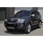 BullBar fata Toyota Fortuner 06-Prezent - ARP ATLAS, Negru - Chrome - imagine 4