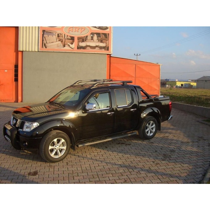 BullBar fata Nissan Navara 06-09 - ARP ATLAS, Negru - Chrome - imagine 2