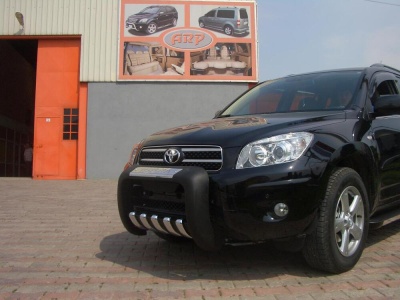 BullBar fata Toyota Rav 4 5usi 07-09 - ARP ATLAS, Negru - Chrome - imagine 5
