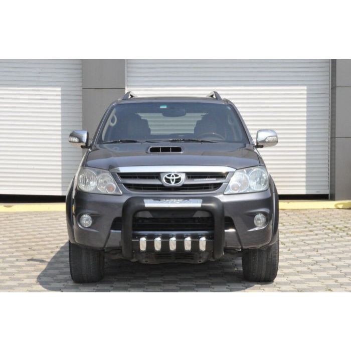 BullBar fata Toyota Fortuner 06-Prezent - ARP ATLAS, Negru - Chrome - imagine 2