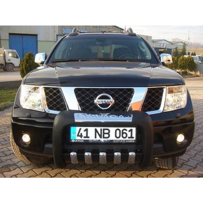 BullBar fata Nissan Navara 06-09 - ARP ATLAS, Negru - Chrome - imagine 4