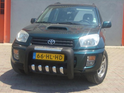 BullBar fata Toyota Rav 4 3usi 01-06 - ARP ATLAS, Negru - Chrome - imagine 2