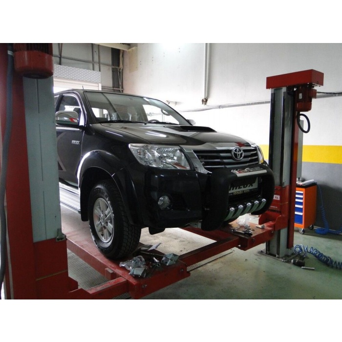 BullBar fata Toyota Hilux Vigo 12-14 - ARP ATLAS, Negru - Chrome - imagine 3