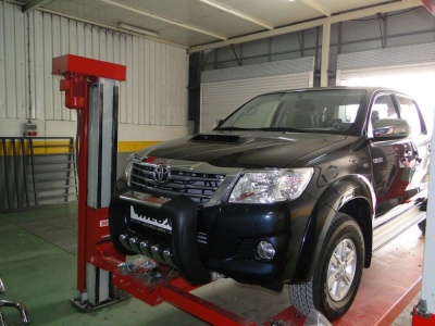 BullBar fata Toyota Hilux Vigo 12-14 - ARP ATLAS, Negru - Chrome - imagine 7