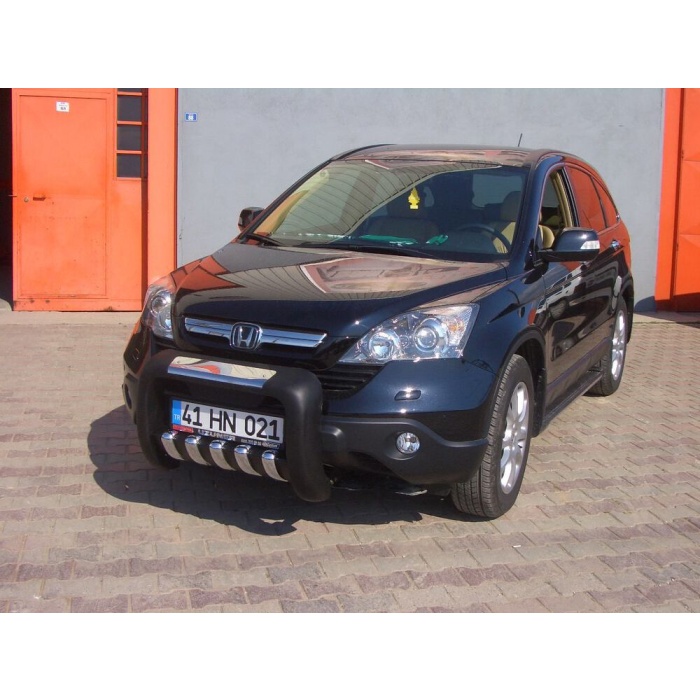 BullBar fata Honda CRV 08-12 - ARP ATLAS, Negru - Chrome - imagine 2
