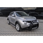 BullBar fata Nissan Juke 10-Prezent - ARP ATLAS, Negru - Chrome - imagine 3