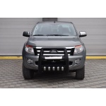 BullBar fata Ford Ranger 12-13 - ARP PASIFIC Negru - Chrome - imagine 4