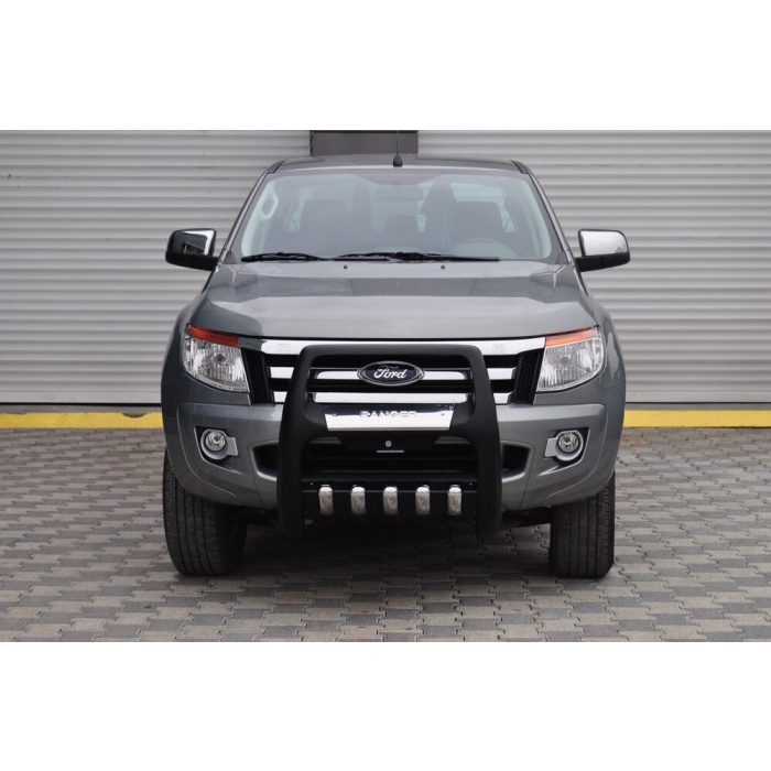 BullBar fata Ford Ranger 12-13 - ARP PASIFIC Negru - Chrome - imagine 4