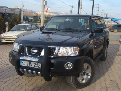 BullBar fata Nissan Patrol 01-06 - ARP PASIFIC Negru - Chrome - imagine 3
