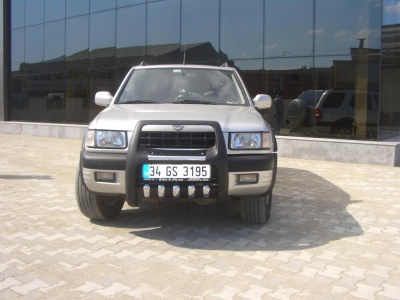 BullBar fata Opel Frontera 92-03 - ARP PASIFIC Negru - Chrome - imagine 4