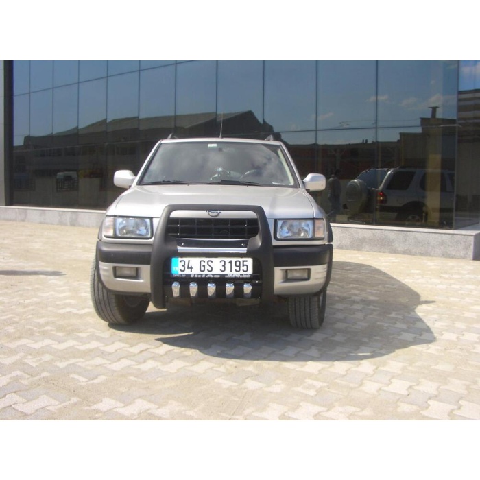 BullBar fata Opel Frontera 92-03 - ARP PASIFIC Negru - Chrome - imagine 4