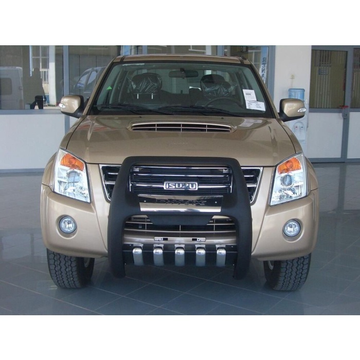 BullBar fata Isuzu DMAX 04-11 - ARP PASIFIC Negru - Chrome - imagine 2
