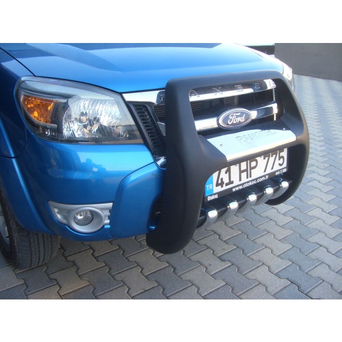 BullBar fata Ford Ranger 06-11 - ARP PASIFIC Negru - Chrome - imagine 2