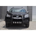 BullBar fata Volskwagen Amarok 10-15 - ARP PASIFIC Negru - Chrome - imagine 3