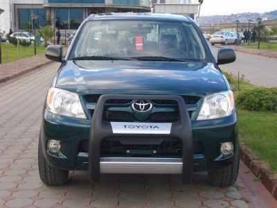 BullBar fata Toyota Hilux 06-09 - ARP PASIFIC Negru - Chrome - imagine 2