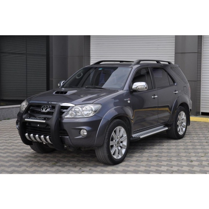 BullBar fata Toyota Fortuner 06-Prezent - ARP PASIFIC Negru - Chrome - imagine 2