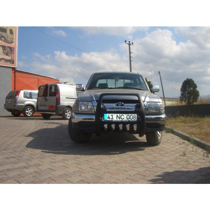 BullBar fata Toyota Hilux 96-05 - ARP PASIFIC Negru - Chrome - imagine 3