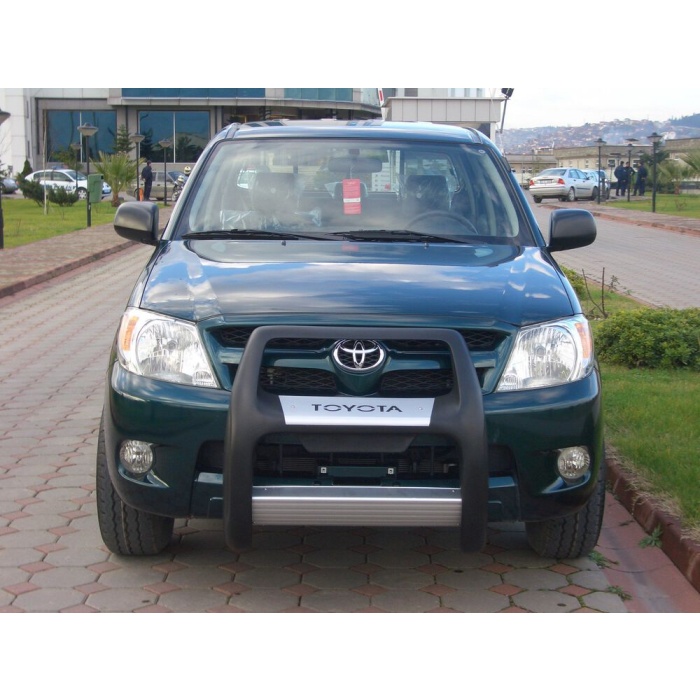 BullBar fata Toyota Hilux 06-09 - ARP PASIFIC Negru - Chrome - imagine 2