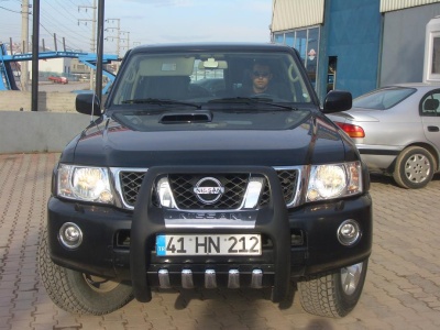BullBar fata Nissan Patrol 01-06 - ARP PASIFIC Negru - Chrome - imagine 2