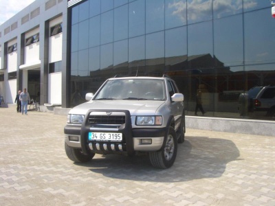 BullBar fata Opel Frontera 92-03 - ARP PASIFIC Negru - Chrome - imagine 3