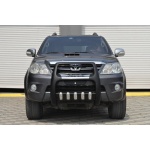BullBar fata Toyota Fortuner 06-Prezent - ARP PASIFIC Negru - Chrome