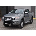 BullBar fata Ford Ranger 12-13 - ARP PASIFIC Negru - Chrome - imagine 3