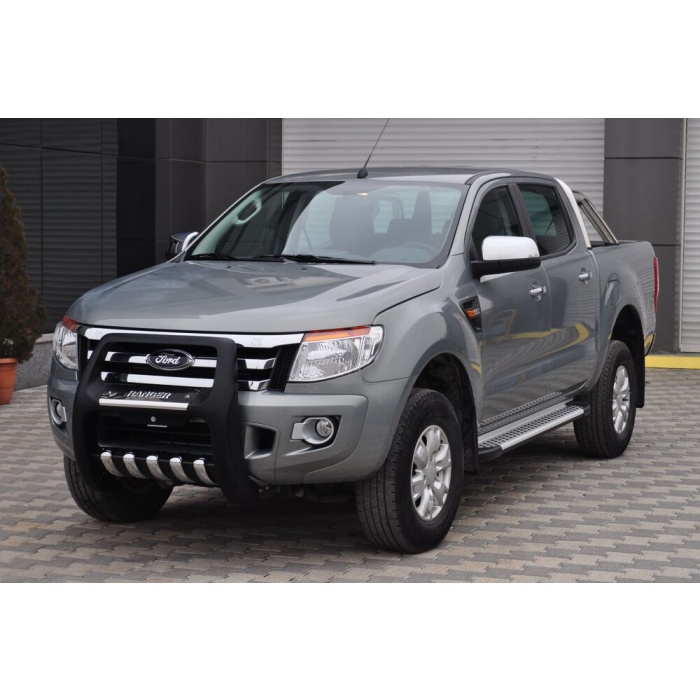 BullBar fata Ford Ranger 12-13 - ARP PASIFIC Negru - Chrome - imagine 3