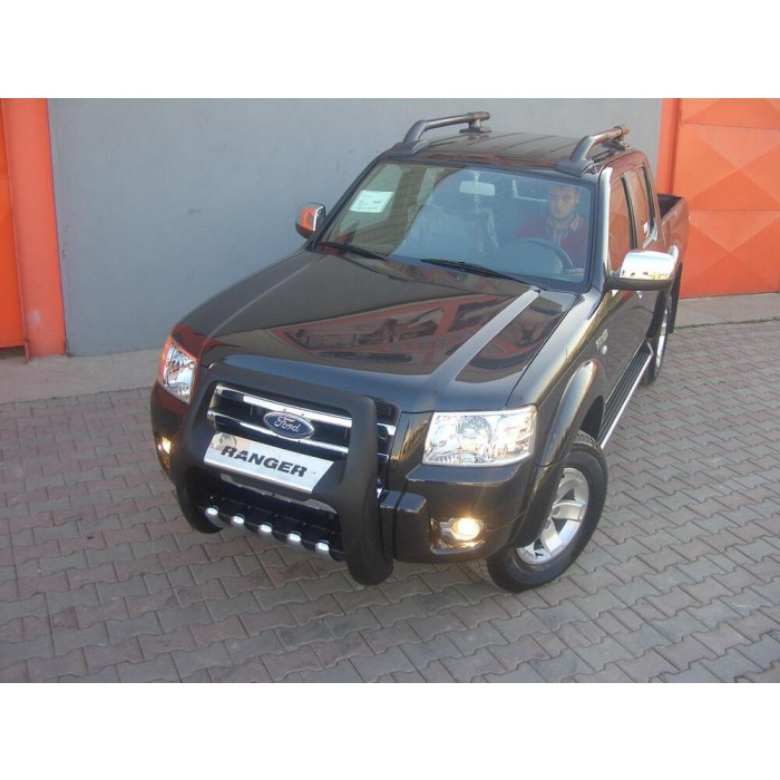 BullBar fata Ford Ranger 06-11 - ARP PASIFIC Negru - Chrome - imagine 4