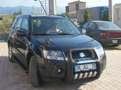 BullBar fata Suzuki Grand Vitara 5usi 06-09 - ARP PASIFIC Negru - Chrome - imagine 2