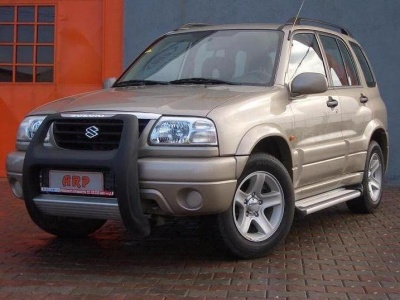BullBar fata Suzuki Grand Vitara 04-05 - ARP PASIFIC Negru - Chrome - imagine 2