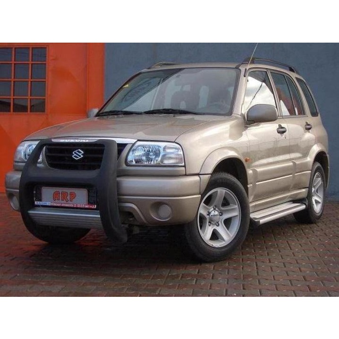 BullBar fata Suzuki Grand Vitara 04-05 - ARP PASIFIC Negru - Chrome - imagine 2