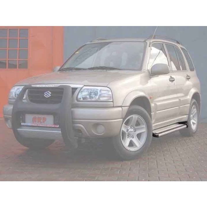 BullBar fata Suzuki Grand Vitara 04-05 - ARP PASIFIC Negru - Chrome - imagine 3