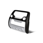 Bullbar fata Ssang Yong Actyon Sport 08-17 - ARP ATLANTIC Negru - Chrome, proiectoare de ceata