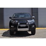 BullBar fata Isuzu D-MAX 12-Prezent - ARP ATLANTIC Negru - Chrome, proiectoare de ceata