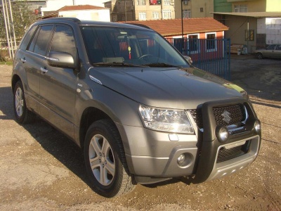 BullBar fata Suzuki Grand Vitara 5usi 06-09 - ARP ATLANTIC Negru - Chrome, proiectoare de ceata - imagine 3