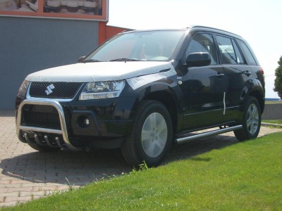 BullBar fata Suzuki Grand Vitara 5usi 06-09 - ARP HERON Chrome - imagine 2