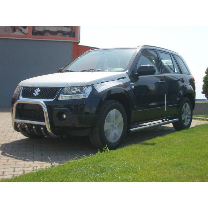 BullBar fata Suzuki Grand Vitara 5usi 06-09 - ARP HERON Chrome - imagine 2