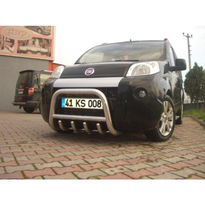BullBar fata Fiat Fiorino 08-Prezent ┬á- ARP HERON Chrome - imagine 3