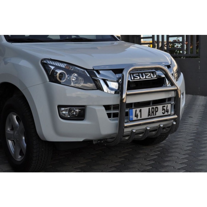 BullBar fata Isuzu DMAX 12-Prezent ┬á- ARP NERO, Chrome - imagine 2
