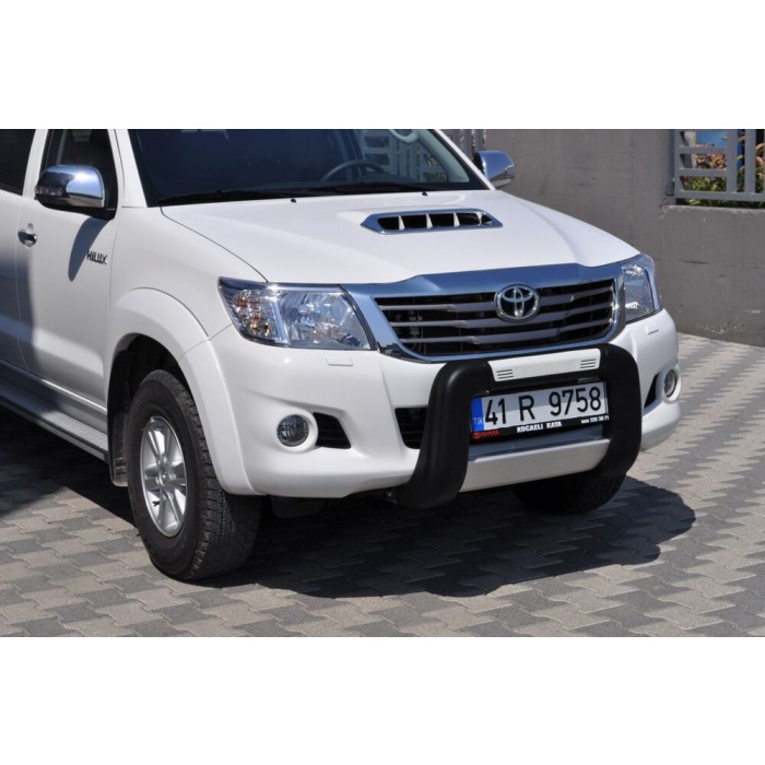 BullBar fata Toyota Hilux Vigo 12-14 - ARP WINBO, Negru - Chrome - imagine 5