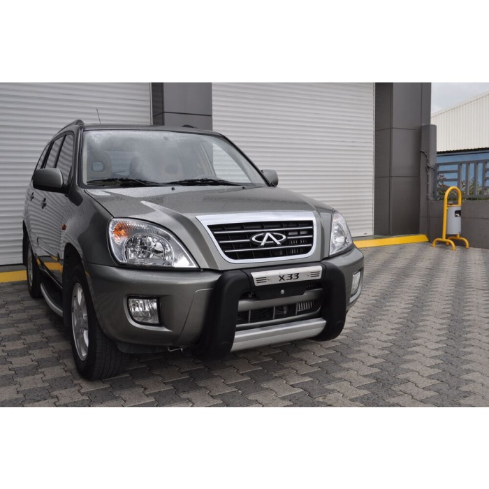 BullBar fata Chery Tiggo 08-11 ┬á- ARP WINBO, Negru - Chrome - imagine 2