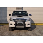 BullBar fata Toyota Hilux Vigo 12-14 - ARP WINBO, Negru - Chrome - imagine 4