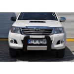 BullBar fata Toyota Hilux Vigo 12-14 - ARP WINBO, Negru - Chrome - imagine 2