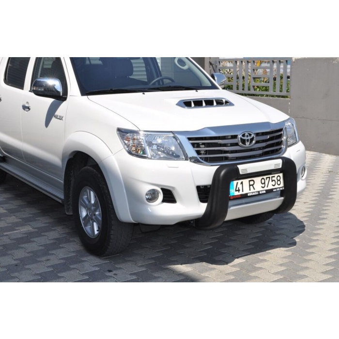 BullBar fata Toyota Hilux Vigo 12-14 - ARP WINBO, Negru - Chrome - imagine 3