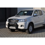 BullBar fata Toyota Hilux Vigo 12-14 - ARP WINBO, Negru - Chrome - imagine 7