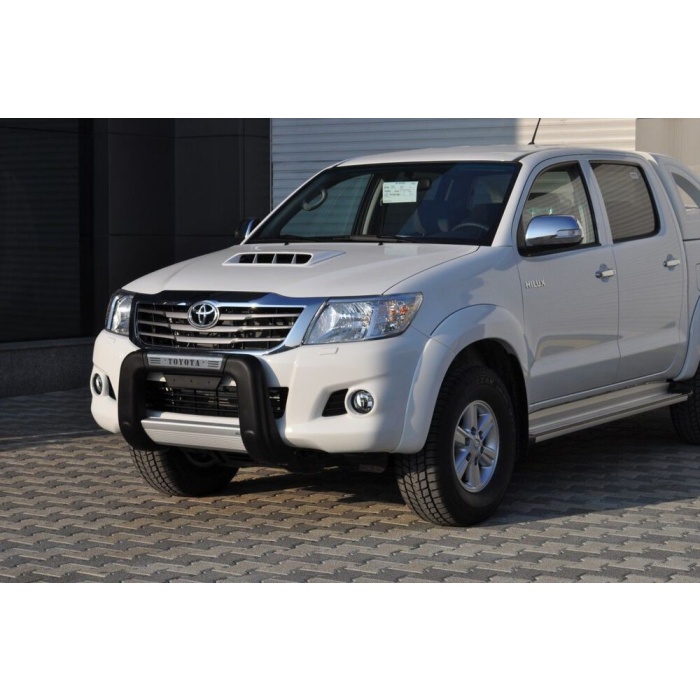 BullBar fata Toyota Hilux Vigo 12-14 - ARP WINBO, Negru - Chrome - imagine 7