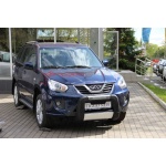 BullBar fata Chery Tiggo 12-Prezent ┬á- ARP WINBO, Negru - Chrome - imagine 3