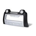 BullBar fata Volkswagen Amarok 10-15 - ARP TWEN,Negru - Chrome